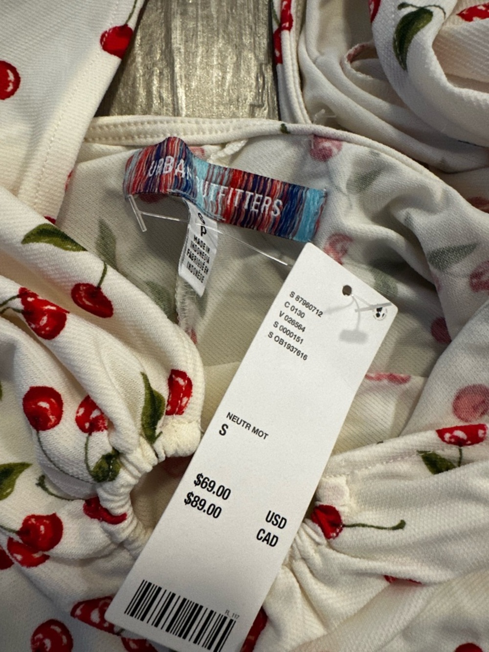 NWT UO Sami Long Sleeve Mini Dress - Picture 4 of 4